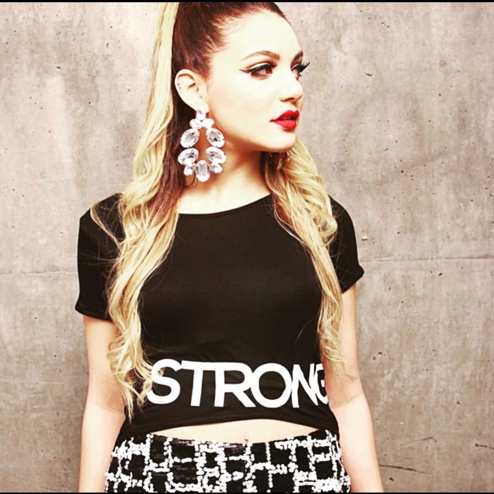 Designer Hi-Lo T-shirt Strong Woman